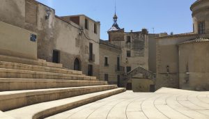 catedral de tortosa realizada con pigmento amarillo de Serra Ciments